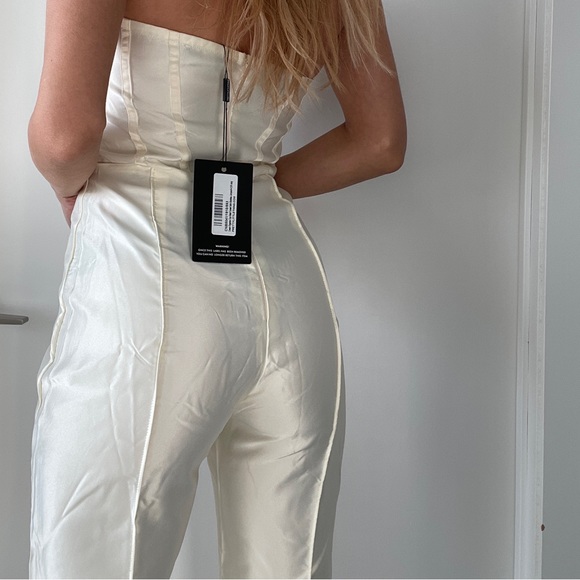 **SOLD**  NWT PLT Satin Jumpsuit - Picture 8 of 10